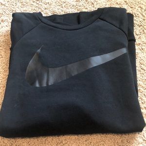 Black Nike Dri-fit Crewneck Sweatshirt